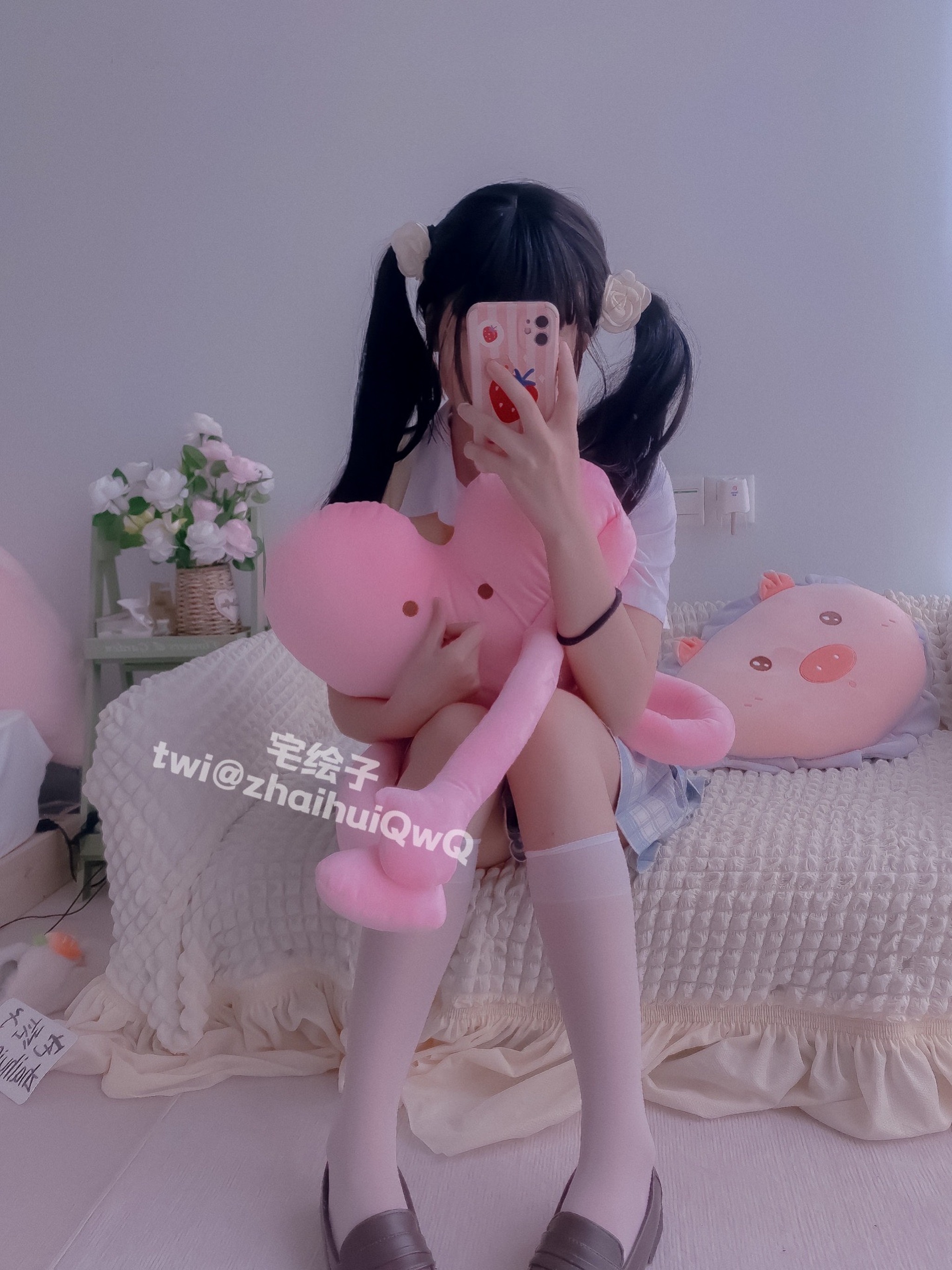 二阶堂 (宅绘子) - NO.015 jk白丝段袜[87P]-XikXak